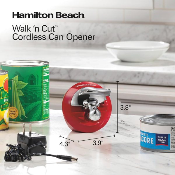 Hamilton Beach Cordless Can Opener Rechargeable Easy Clean-8