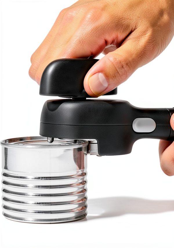 OXO Manual Can Opener Black Stainless Steel Design-1
