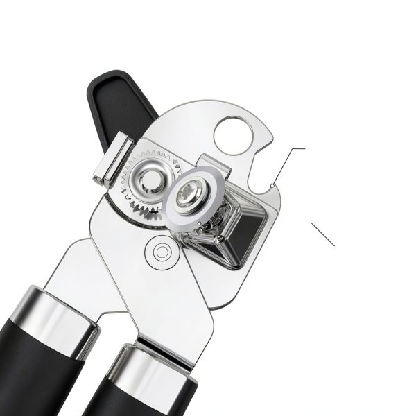 Manual Can Opener UGNEL Stainless Steel Hand Held Kitchen-3