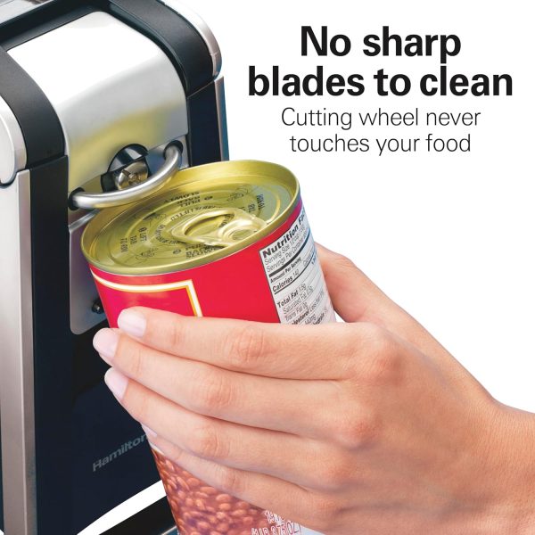 Hamilton Beach Electric Can Opener Stainless Steel-3