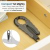 Jokari Manual Can Opener Metal Black Grip Tool-2