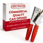 Chef Master Manual Can Opener Heavy Duty Commercial Metal-0