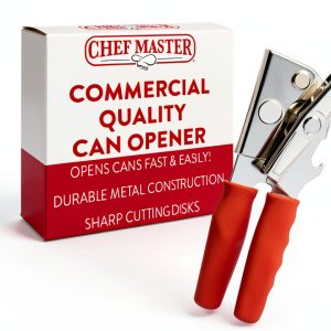 Chef Master Manual Can Opener Heavy Duty Commercial Metal-0