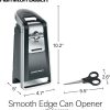 Hamilton Beach Electric Can Opener Stainless Steel-7