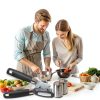 Sovarcate Manual Can Opener Stainless Steel Black-8