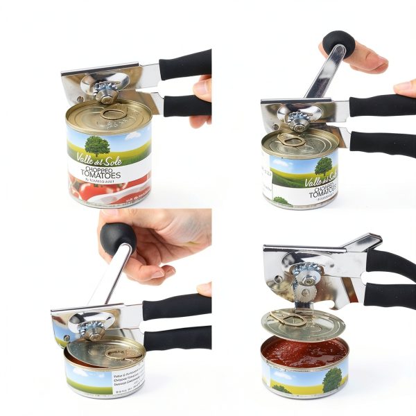 Roryimke Manual Can Opener Stainless Steel Kitchen Tool-3