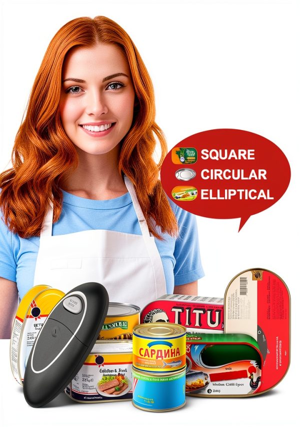 KITCHENMUH Electric Can Opener Automatic Stainless Steel-3