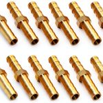 JoyTube Brass Barbed Hose Union 1/4 Inch NPT-0