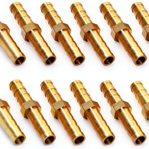 JoyTube Brass Barbed Hose Union 1/4 Inch NPT-0