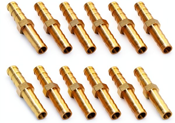 JoyTube Brass Barbed Hose Union 1/4 Inch NPT-0