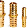 JoyTube Brass Barbed Hose Union 1/4 Inch NPT-3