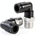 Tailonz Male Elbow Push Connect Fitting Copper-0