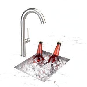 Stainless Steel Kitchen Sink TORVA Undermount Silvery White-1