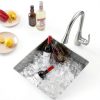 Stainless Steel Kitchen Sink TORVA Undermount Silvery White-2