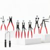 Jiouxip GSQ003 Red Hose Clamp Pliers Set 9PC Mechanical Tool Kit-1