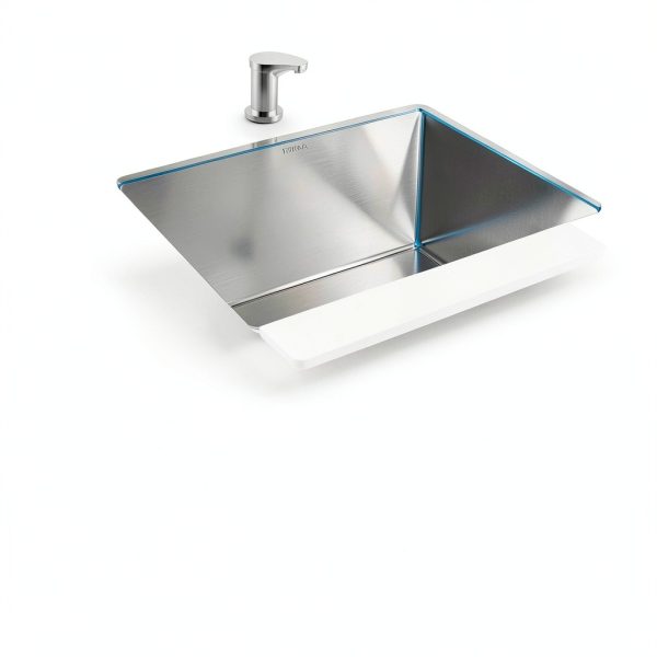 Stainless Steel Kitchen Sink TORVA Undermount Silvery White-3