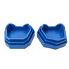 Dental Model Base Former Kit Dental Lab Model Base Set Plaster Mold Base Former Base Kit Dental Impression Trays(Blue,6 Pcs) (Blue)-4