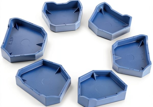 Dental Model Base Set Anself Dental Lab Former Base Kit Dental Impression Trays (6pcs Dental Model Base Set)-0