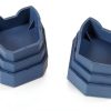 Dental Model Base Set Anself Dental Lab Former Base Kit Dental Impression Trays (6pcs Dental Model Base Set)-3