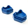 Dental Model Base Former Kit Dental Lab Model Base Set Plaster Mold Base Former Base Kit Dental Impression Trays(Blue,6 Pcs) (Blue)-5