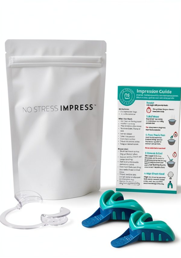 No Stress Impress Boil & Bite Impression Kit - At-Home Teeth Trays-0
