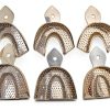 ARTMAN INSTRUMENTS Dental Impression Trays - Set of 10 Perforated Stainless Steel Trays (XS, S, M, L, XL) - Durable, Rounded Margins, Easy-to-Clean for Dentures, Orthodontics, and Dental Impressions-6