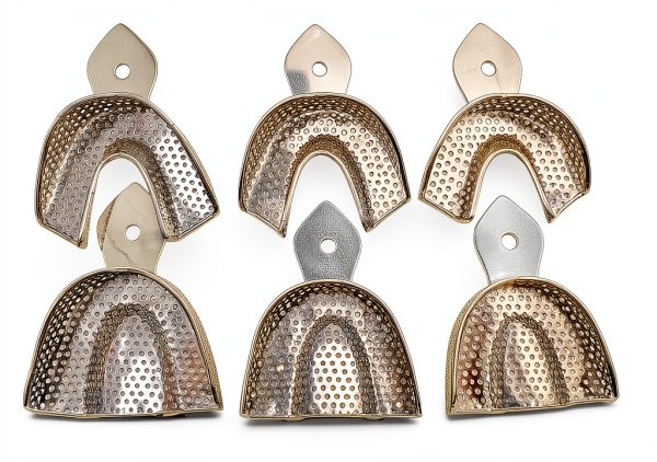 ARTMAN INSTRUMENTS Dental Impression Trays - Set of 10 Perforated Stainless Steel Trays (XS, S, M, L, XL) - Durable, Rounded Margins, Easy-to-Clean for Dentures, Orthodontics, and Dental Impressions-6