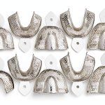 ARTMAN INSTRUMENTS Dental Impression Trays - Set of 10 Perforated Stainless Steel Trays (XS, S, M, L, XL) - Durable, Rounded Margins, Easy-to-Clean for Dentures, Orthodontics, and Dental Impressions-0