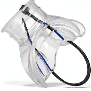 Trident Comfort Bite Mouth Piece with Roof of Mouth Bridge and Rolled Edges (Clear)-0