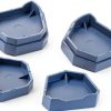 Dental Model Base Set Anself Dental Lab Former Base Kit Dental Impression Trays (6pcs Dental Model Base Set)-2