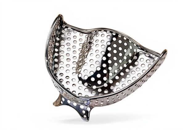 ARTMAN INSTRUMENTS Dental Impression Trays - Set of 10 Perforated Stainless Steel Trays (XS, S, M, L, XL) - Durable, Rounded Margins, Easy-to-Clean for Dentures, Orthodontics, and Dental Impressions-5
