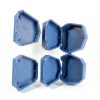 Dental Model Base Former Kit Dental Lab Model Base Set Plaster Mold Base Former Base Kit Dental Impression Trays(Blue,6 Pcs) (Blue)-3
