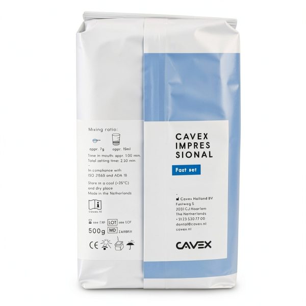 Cavex Impressional Alginate Impression Material Fast Set 500g-2