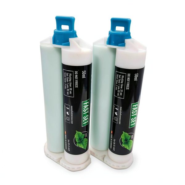 Bite Registration Material, Fast Set, Made in Germany Mint Flavor, Set of 2 50ml Cartridges, No Mixing Tips-1