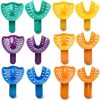 Dental Impression Tray GXXMEI 12PCS 6 Sizes Plastic Holder for Adults-0
